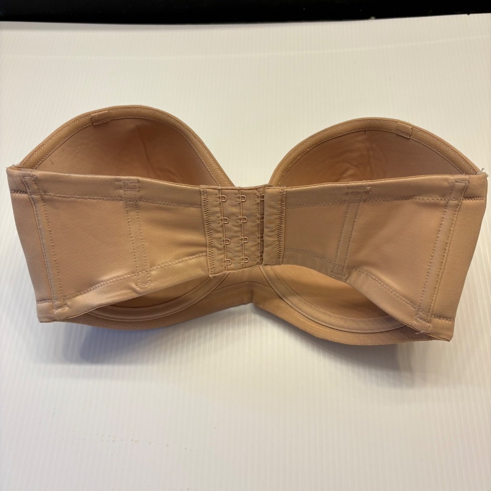 Wacoal Strapless Bra‎ Womens 34H Sand Red Carpet Underwire 854119 Lingerie - Picture 2 of 4